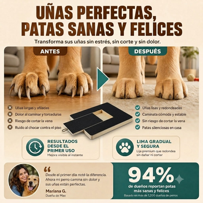 Tabla Limadora Interactiva Garras para Perros