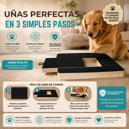Tabla Limadora Interactiva Garras para Perros